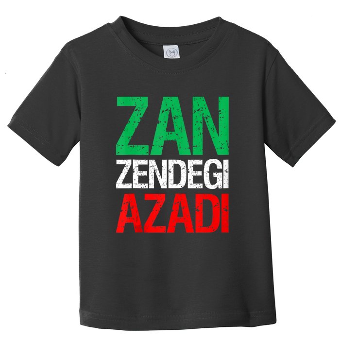 Woman Life Freedom Iran Zan Zendegi Azadi Persian Toddler T-Shirt