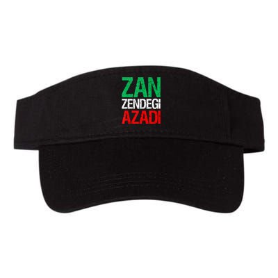 Woman Life Freedom Iran Zan Zendegi Azadi Persian Valucap Bio-Washed Visor