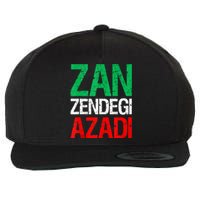 Woman Life Freedom Iran Zan Zendegi Azadi Persian Wool Snapback Cap