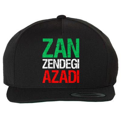 Woman Life Freedom Iran Zan Zendegi Azadi Persian Wool Snapback Cap