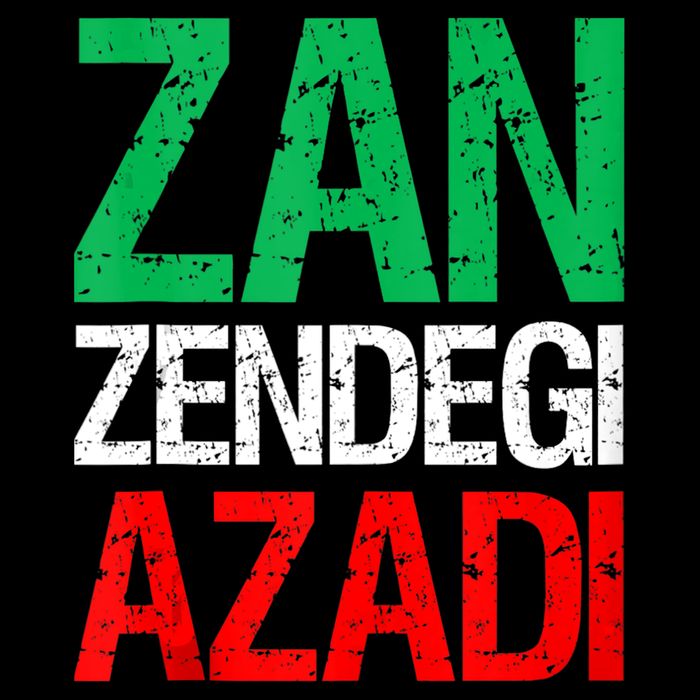 Woman Life Freedom Iran Zan Zendegi Azadi Persian Kids T-Shirt