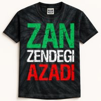 Woman Life Freedom Iran Zan Zendegi Azadi Persian Kids Tie-Dye T-Shirt