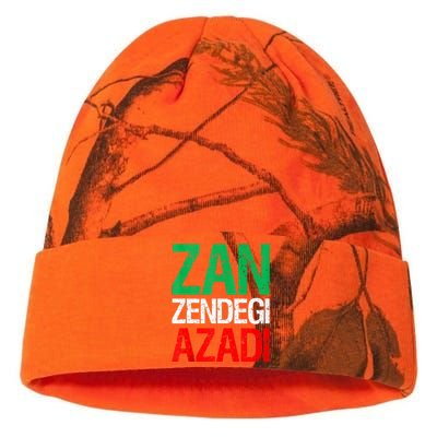 Woman Life Freedom Iran Zan Zendegi Azadi Persian Kati Licensed 12" Camo Beanie