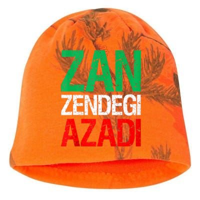 Woman Life Freedom Iran Zan Zendegi Azadi Persian Kati - Camo Knit Beanie