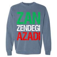 Woman Life Freedom Iran Zan Zendegi Azadi Persian Garment-Dyed Sweatshirt