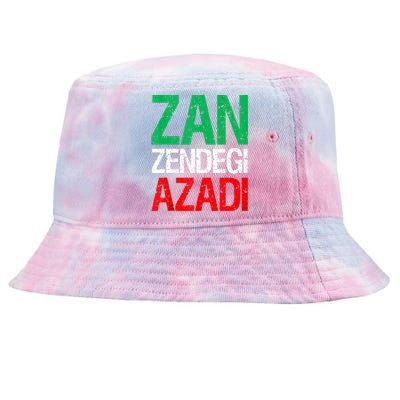 Woman Life Freedom Iran Zan Zendegi Azadi Persian Tie-Dyed Bucket Hat