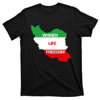 WOMEN LIFE FREEDOM, Cute Iranian Flag Women Of Iran T-Shirt