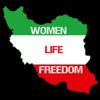WOMEN LIFE FREEDOM, Cute Iranian Flag Women Of Iran T-Shirt