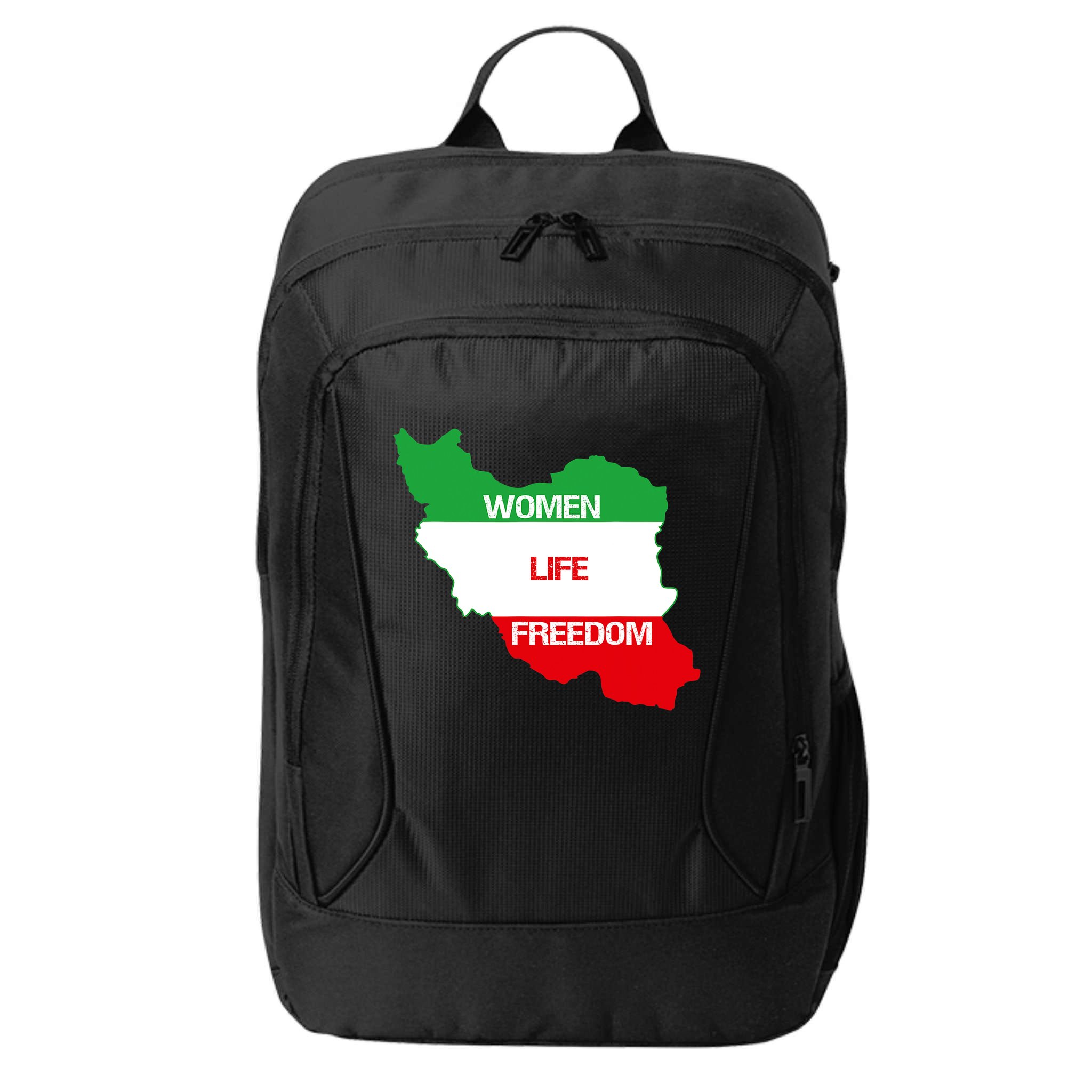 WOMEN LIFE FREEDOM, Cute Iranian Flag Women Of Iran City Backpack