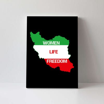 WOMEN LIFE FREEDOM, Cute Iranian Flag Women Of Iran Canvas