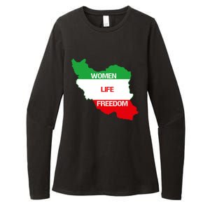 WOMEN LIFE FREEDOM, Cute Iranian Flag Women Of Iran Womens CVC Long Sleeve Shirt