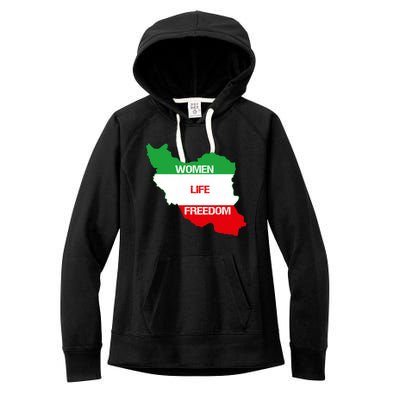 WOMEN LIFE FREEDOM, Cute Iranian Flag Women Of Iran Women's Fleece Hoodie