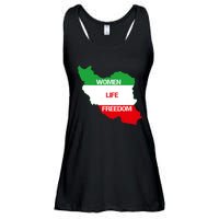 WOMEN LIFE FREEDOM, Cute Iranian Flag Women Of Iran Ladies Essential Flowy Tank