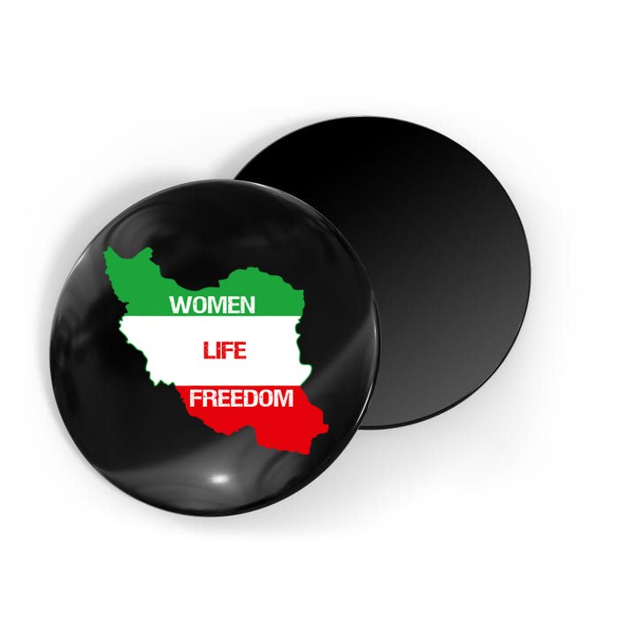 WOMEN LIFE FREEDOM, Cute Iranian Flag Women Of Iran Magnet