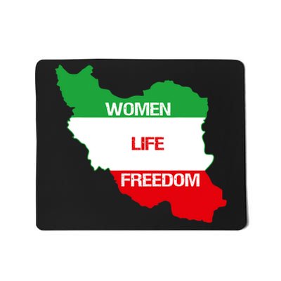 WOMEN LIFE FREEDOM, Cute Iranian Flag Women Of Iran Mousepad