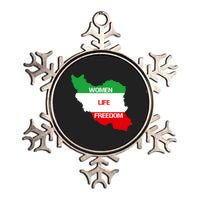 WOMEN LIFE FREEDOM, Cute Iranian Flag Women Of Iran Metallic Star Ornament