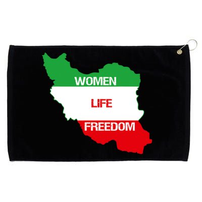 WOMEN LIFE FREEDOM, Cute Iranian Flag Women Of Iran Grommeted Golf Towel