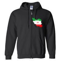 WOMEN LIFE FREEDOM, Cute Iranian Flag Women Of Iran Full Zip Hoodie