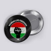 Woman Life Freedom Iran, Rise With Women Of Iran Button