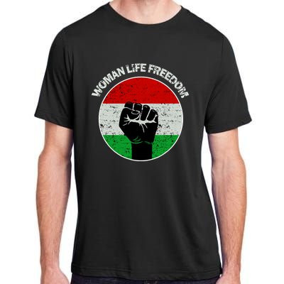 Woman Life Freedom Iran, Rise With Women Of Iran Adult ChromaSoft Performance T-Shirt