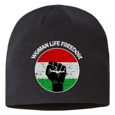 Woman Life Freedom Iran, Rise With Women Of Iran Sustainable Beanie