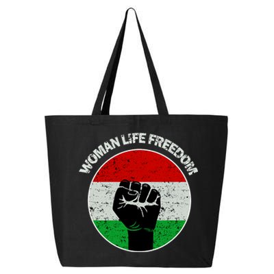 Woman Life Freedom Iran, Rise With Women Of Iran 25L Jumbo Tote