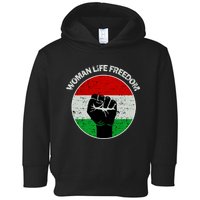 Woman Life Freedom Iran, Rise With Women Of Iran Toddler Hoodie