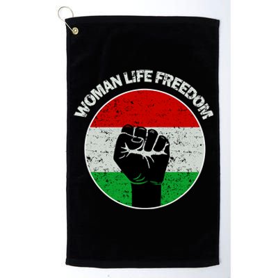 Woman Life Freedom Iran, Rise With Women Of Iran Platinum Collection Golf Towel