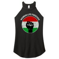 Woman Life Freedom Iran, Rise With Women Of Iran Women's Perfect Tri Rocker Tank