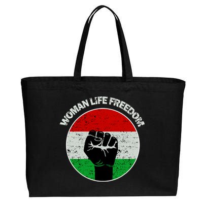 Woman Life Freedom Iran, Rise With Women Of Iran Cotton Canvas Jumbo Tote