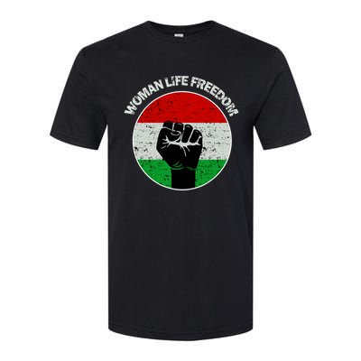 Woman Life Freedom Iran, Rise With Women Of Iran Softstyle CVC T-Shirt