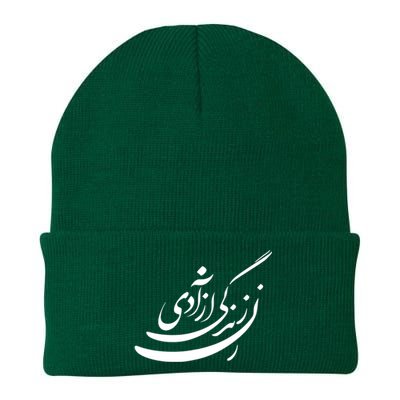 Women Life Freedom In Farsi Shirt, Zan Zendegi Azadi Design Knit Cap Winter Beanie