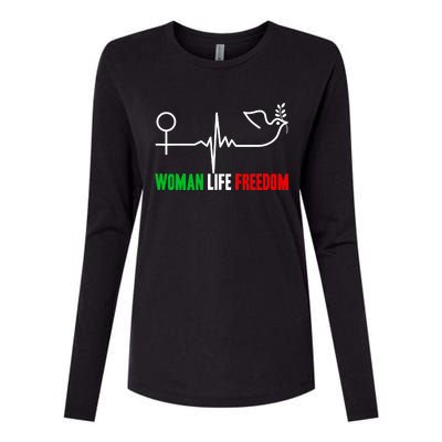 Woman Life Freedom Zan Zendegi Azadi  Life Freedom Womens Cotton Relaxed Long Sleeve T-Shirt