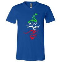 Woman Life Freedom Zan Zendegi Azadi Iran Womens V-Neck T-Shirt