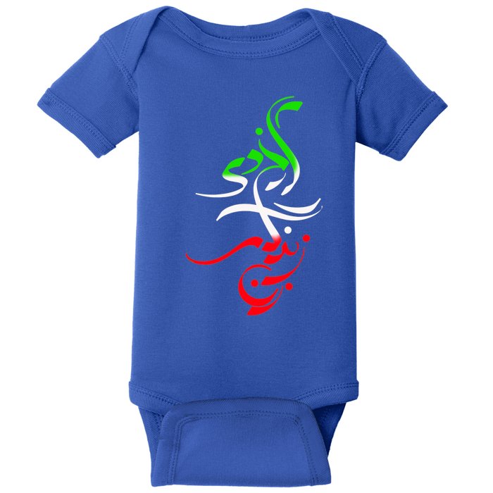 Woman Life Freedom Zan Zendegi Azadi Iran Womens Baby Bodysuit