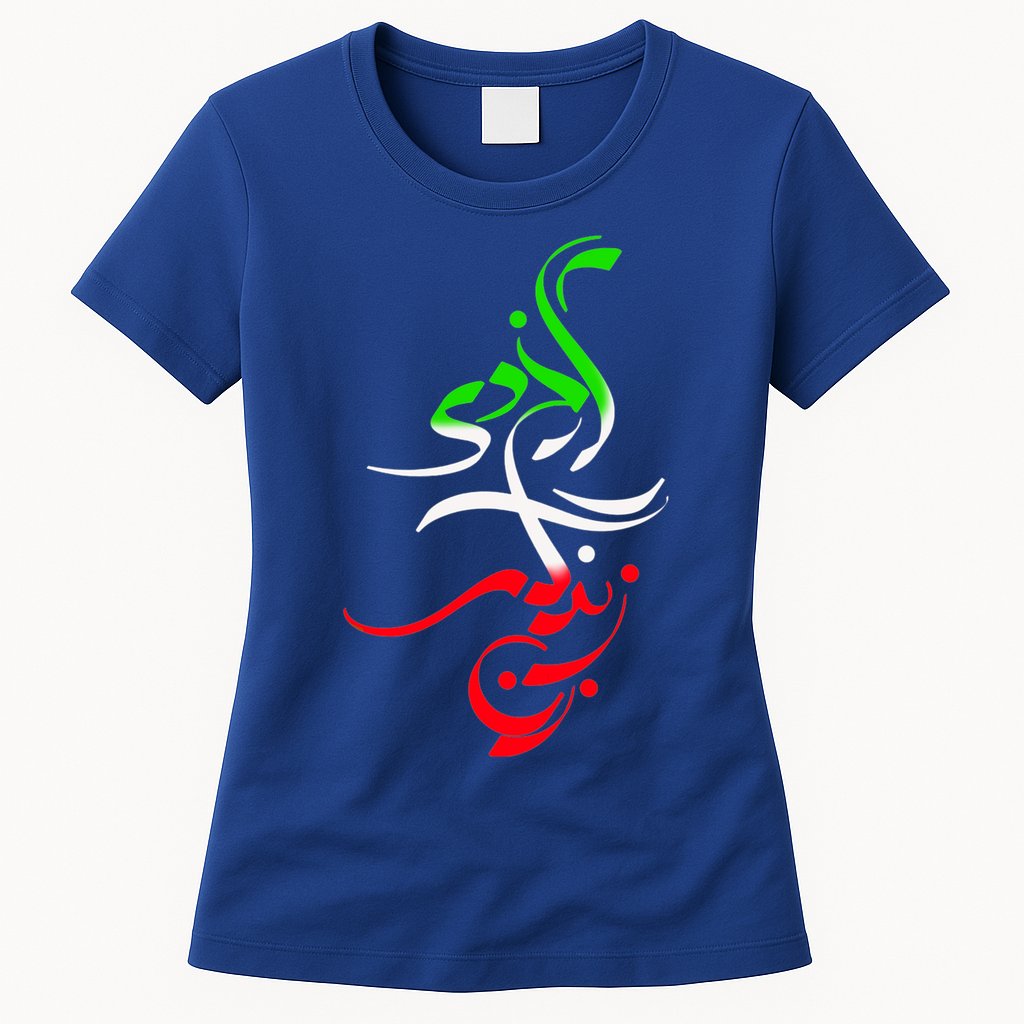 Woman Life Freedom Zan Zendegi Azadi Iran Womens Womens T-Shirt