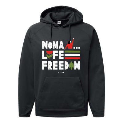 Woman Life Freedom Performance Fleece Hoodie