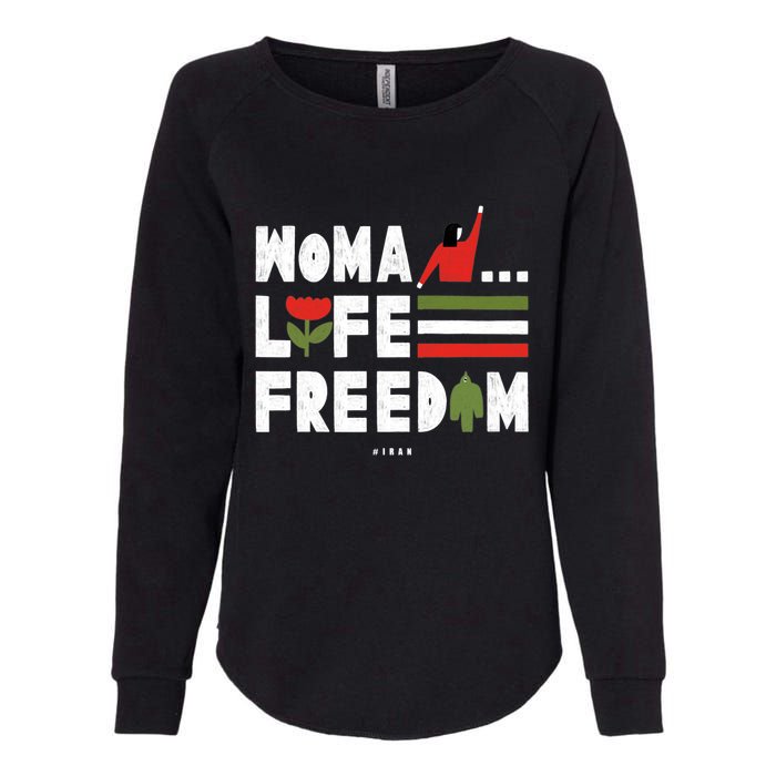 Woman Life Freedom Womens California Wash Sweatshirt