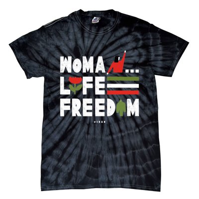 Woman Life Freedom Tie-Dye T-Shirt