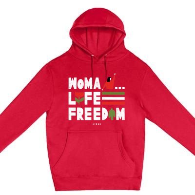 Woman Life Freedom Premium Pullover Hoodie