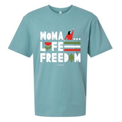 Woman Life Freedom Sueded Cloud Jersey T-Shirt