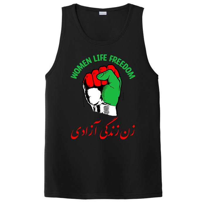 WOMEN LIFE FREEDOM Iran Flag Rise With  of Iran PosiCharge Competitor Tank