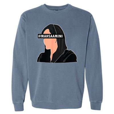 Women Life Freedom Iran #Mahsa Amini Garment-Dyed Sweatshirt