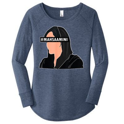 Women Life Freedom Iran #Mahsa Amini Women's Perfect Tri Tunic Long Sleeve Shirt