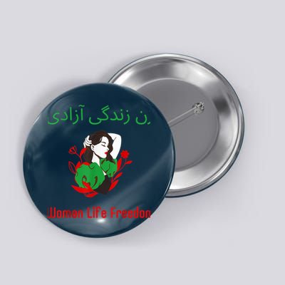 Woman Life Freedom Zan Zendegi Azadi Persian Woman Iran Button