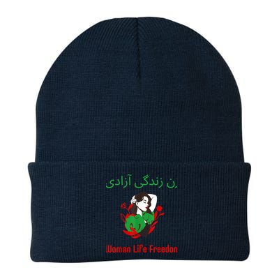 Woman Life Freedom Zan Zendegi Azadi Persian Woman Iran Beanie