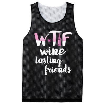 Wine Lover Funny Wtf Wine Tasting Friends Drinking Wine Mesh Reversible Basketball Jersey Tank