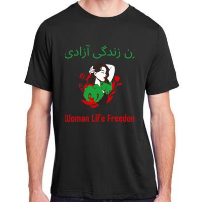 Woman Life Freedom Zan Zendegi Azadi Persian Woman Iran Adult ChromaSoft Performance T-Shirt