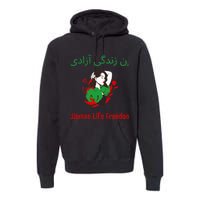 Woman Life Freedom Zan Zendegi Azadi Persian Woman Iran Premium Hoodie