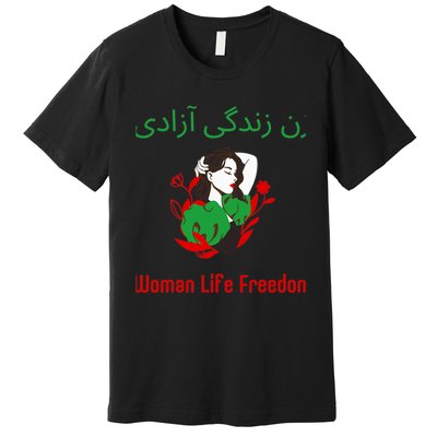 Woman Life Freedom Zan Zendegi Azadi Persian Woman Iran Premium T-Shirt